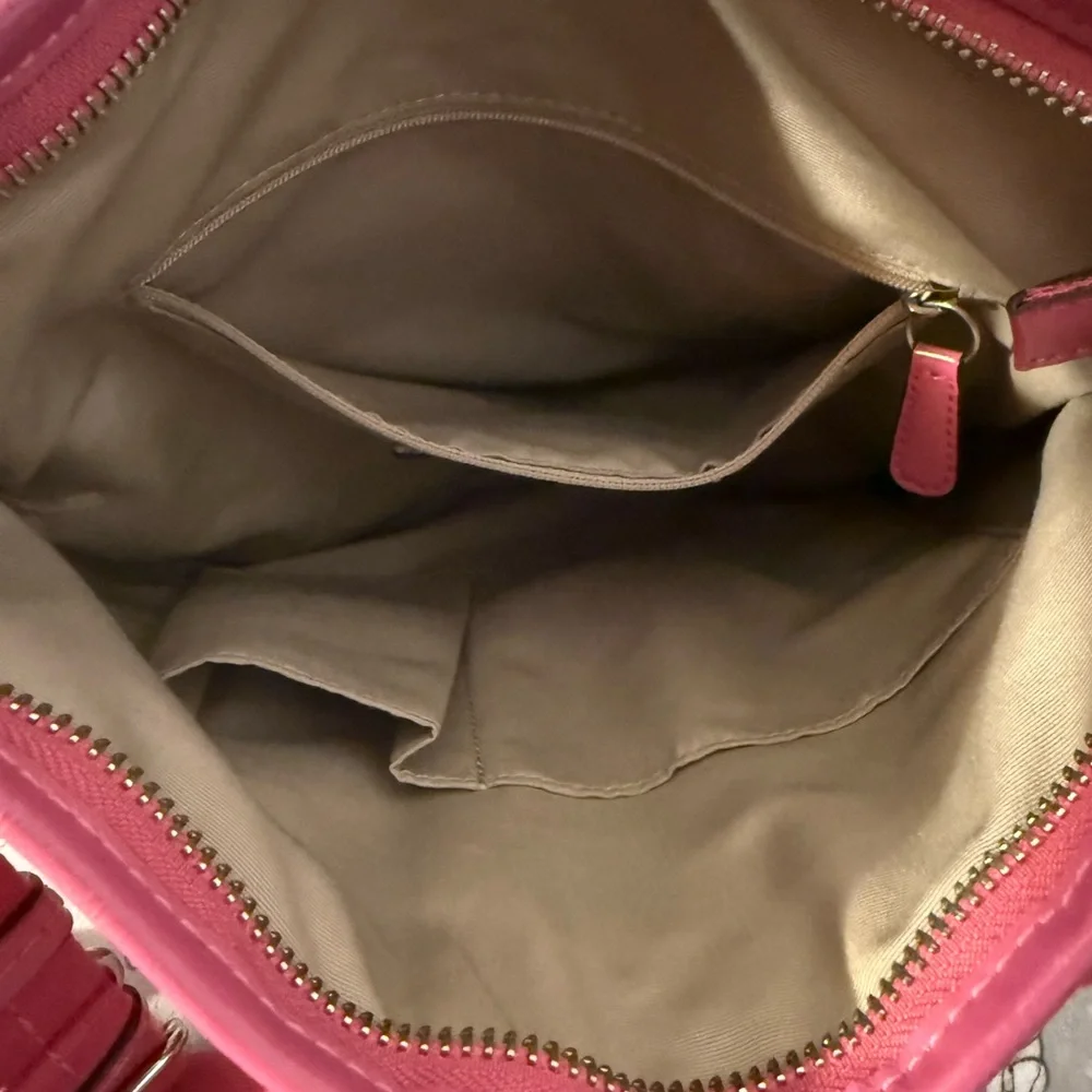 Coach Pink and Brown Crossbody Bag - Picture 5 of 9